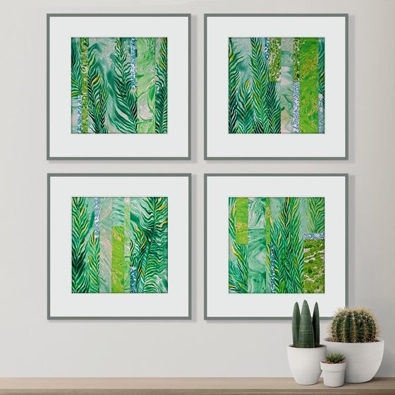 Set of 4 «Tropical Retreat»