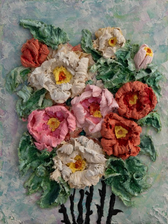 Blush Garden Impasto