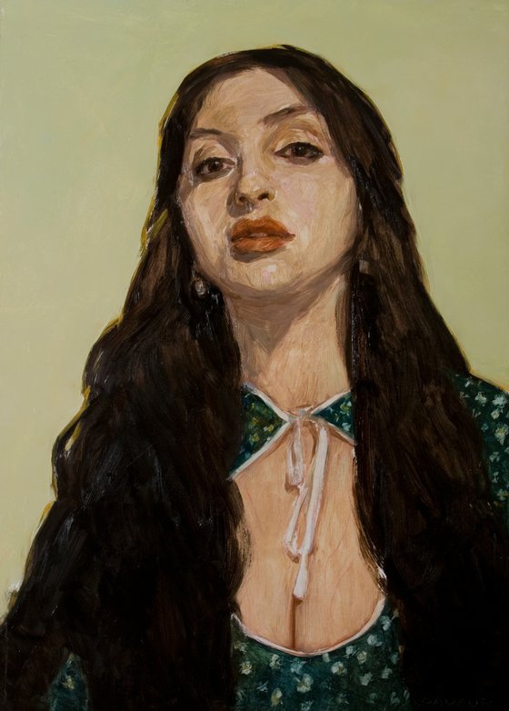 portrait of a woman: Sarah