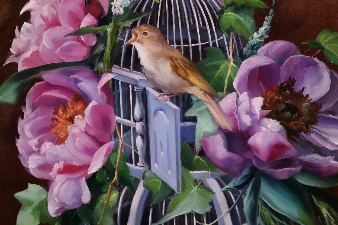  Song Of The Nightingale Oil Painting By Lena Vylusk Artfinder