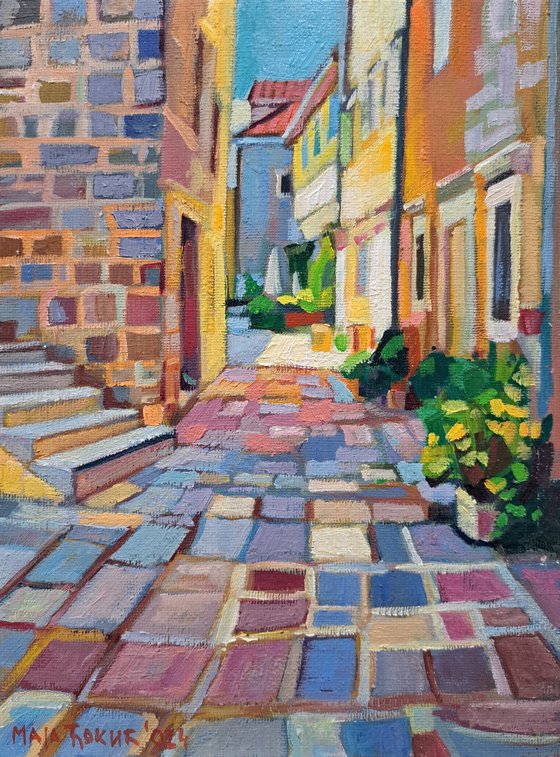 Street in  Perast