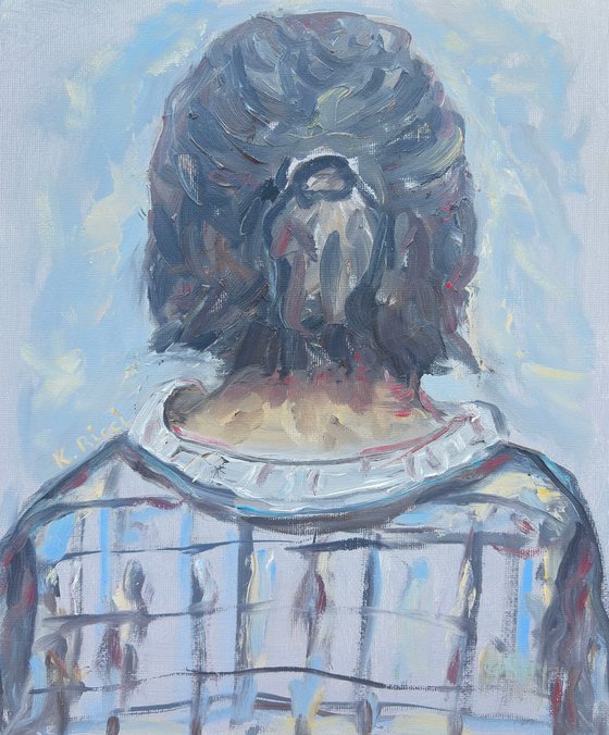 A Girl in a Striped Shirt