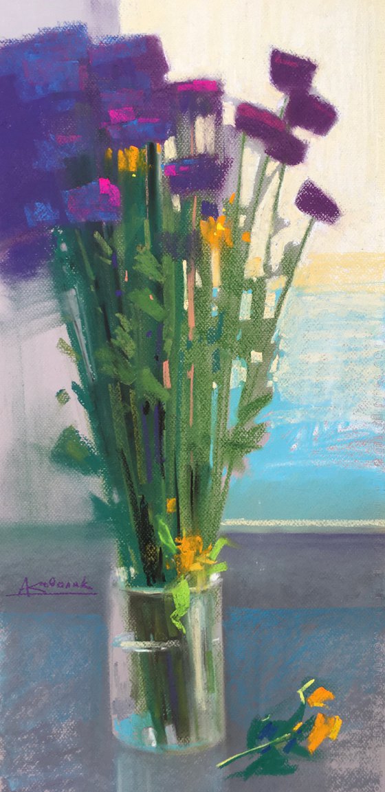 Bouquet of flowers in a vase