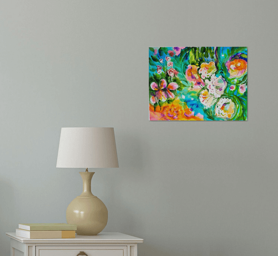 Summer garden 2. (30x40cm)