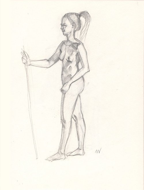 Sketch of Human body. Woman.91 by Mag Verkhovets