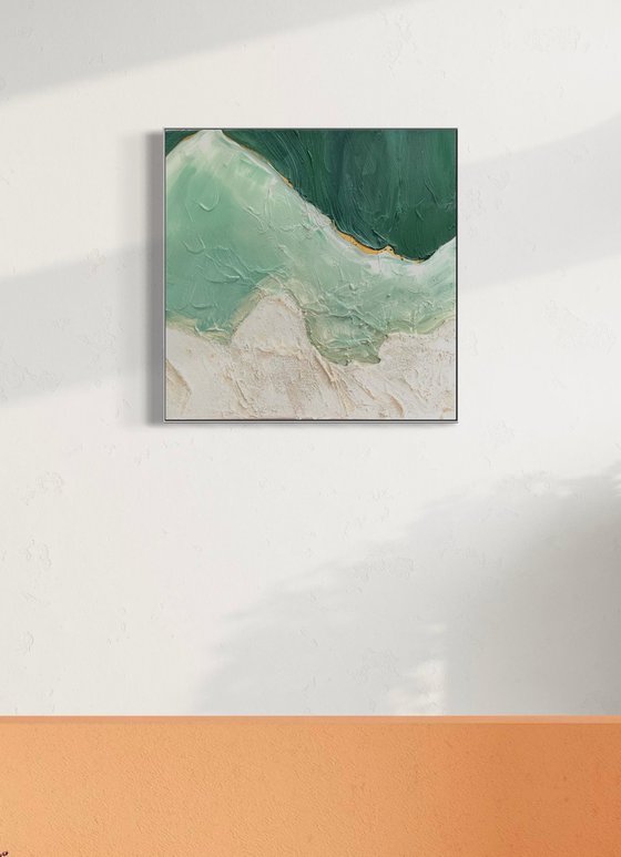 Whitsundays Green Tide 90x90 FLASHSALE