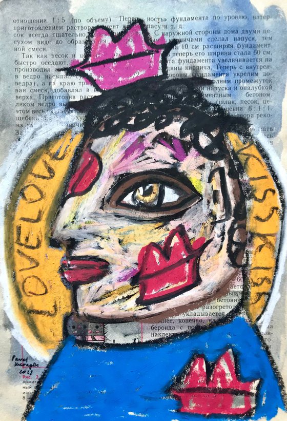 Kissed man