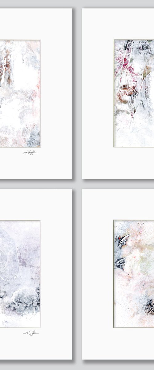 Mystical Moments Collection 6 - 4 Abstract Paintings by Kathy Morton Stanion
