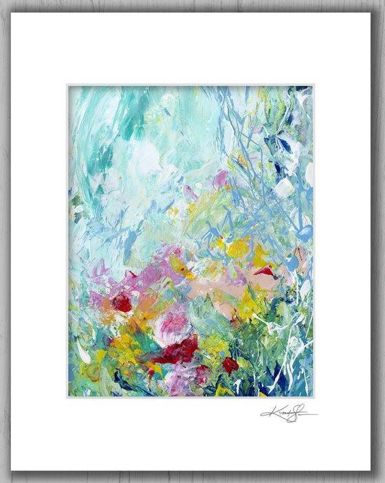 Garden Song 3 - Abstract Flower Art by Kathy Morton Stanion