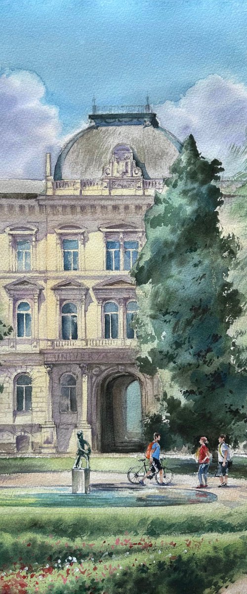 Near the Maribor university by Yuliia Ludanova