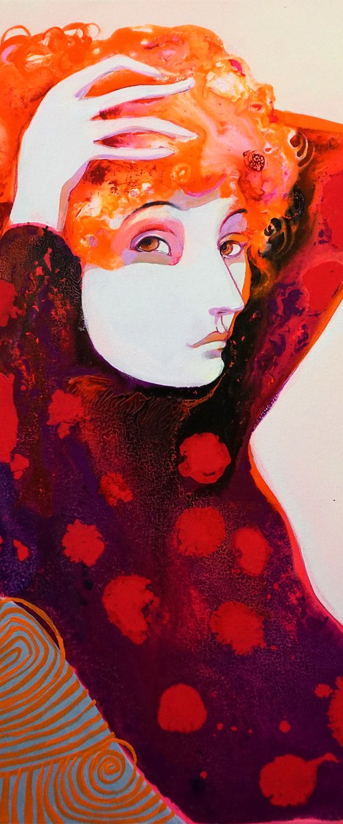 Primping Redhead by Victor Tkachenko