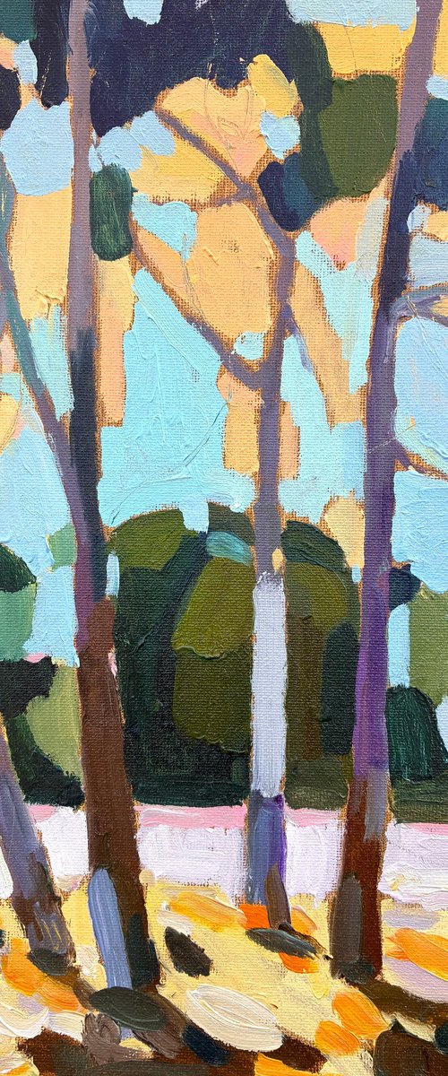 Trees study by Olga Gamy