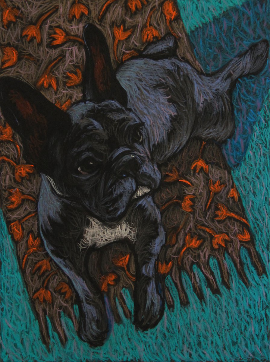 french bulldog by Natalia Leonova