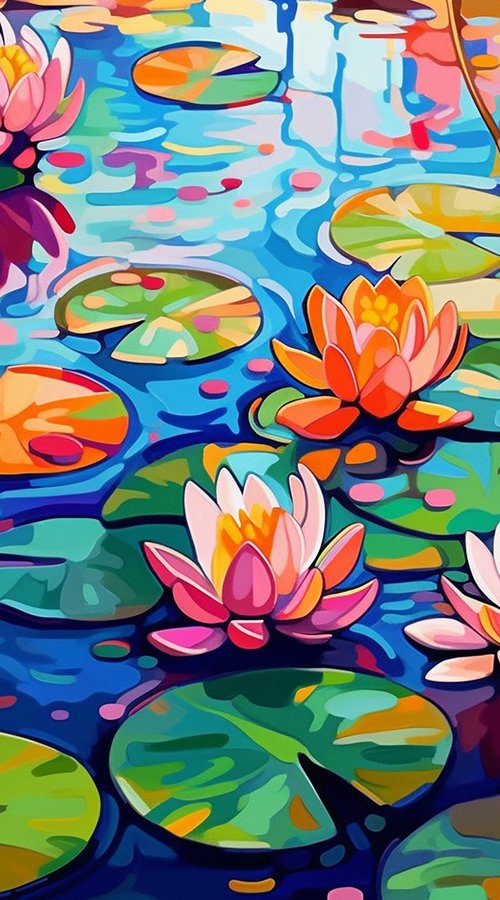 Water lilies II by Kosta Morr