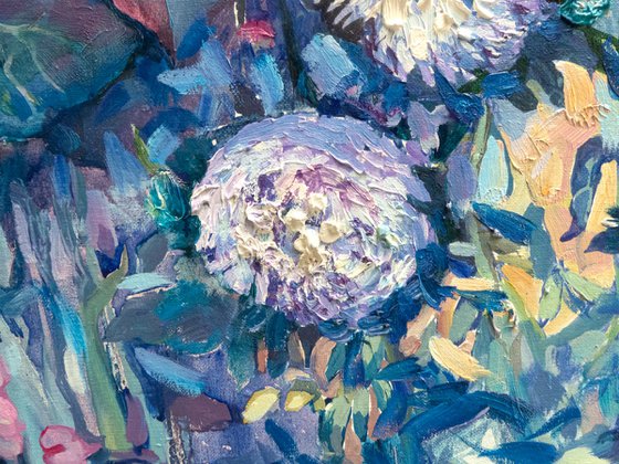 Asters. Autumn Flight