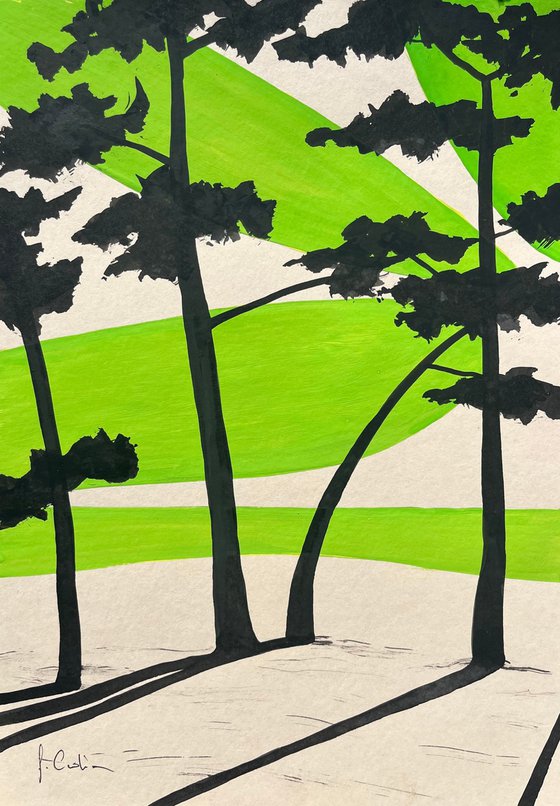 Green sun at Cap Coz