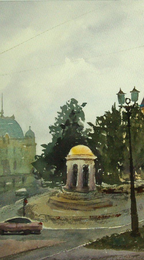 Moscow before rain by Elena Gaivoronskaia