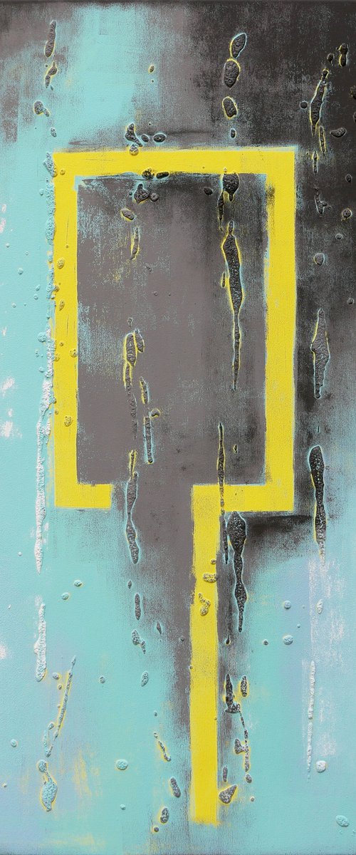 Yellow city square by Ronald Hunter