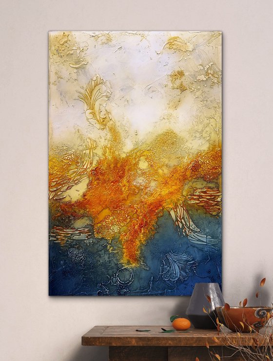 Rising Over Deep Blue