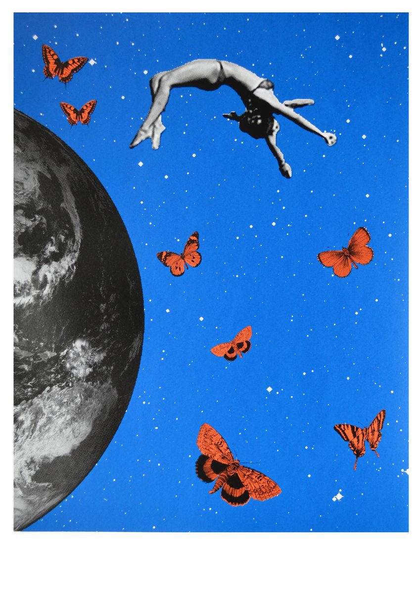 Screenprint , Up Ii By Anne Storno, 17 X 23, Artwork For Sale On Artfinder