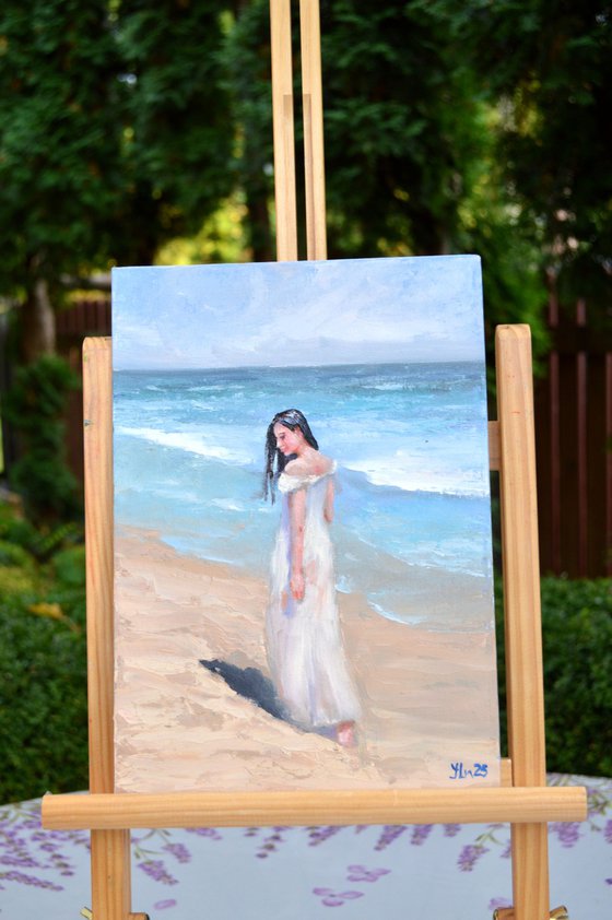 In solitude by the sea