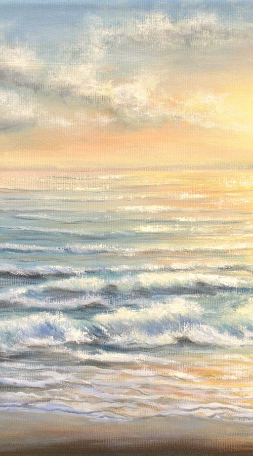 Serene seascape by Ludmilla Ukrow