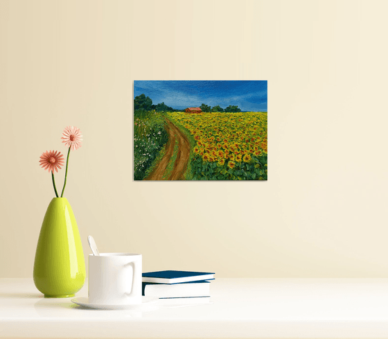 Country road ! Oil painting !