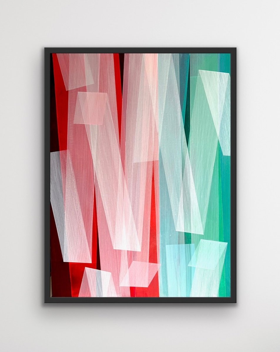 Magical Striped Reality # 2 By Arinika Stratievsky, 19 X 25, Artwork For Sale On Artfinder