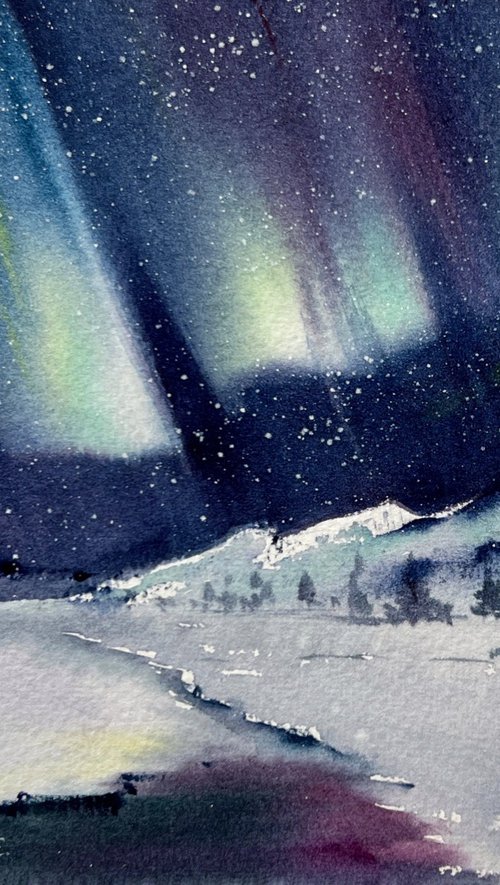 Northern lights #9 by Eugenia Gorbacheva