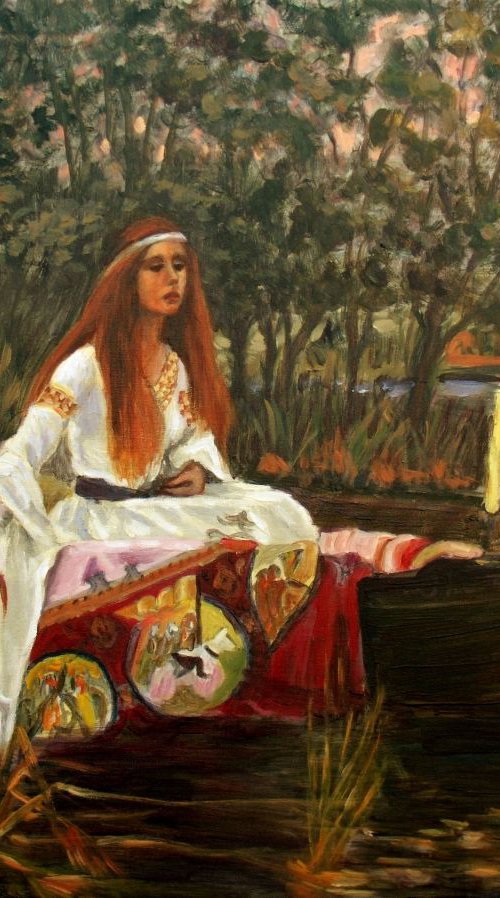 The Lady of Shalott by Elena Sokolova