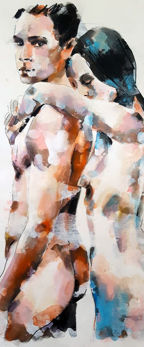 6-26-18 two figures by Thomas Donaldson