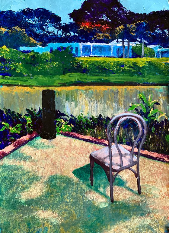 A seat by the river