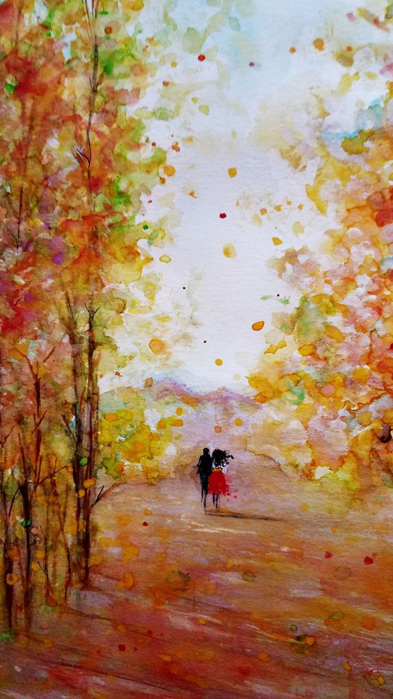 Me,You and a magical Fall day.. (3) gift idea,framed,ready to hang