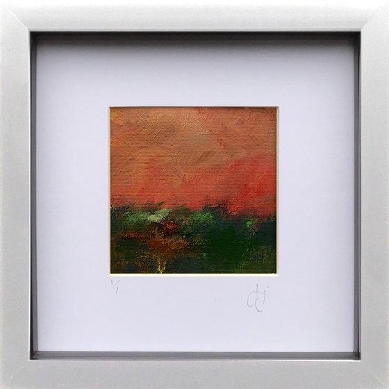 Edit 2.19 - Framed abstract painting