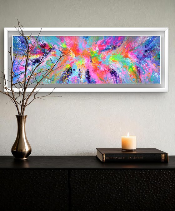 Flowing Energy 60 - Large Colorful Abstract