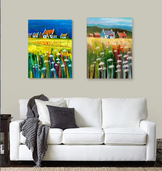 Diptych. Warm day.