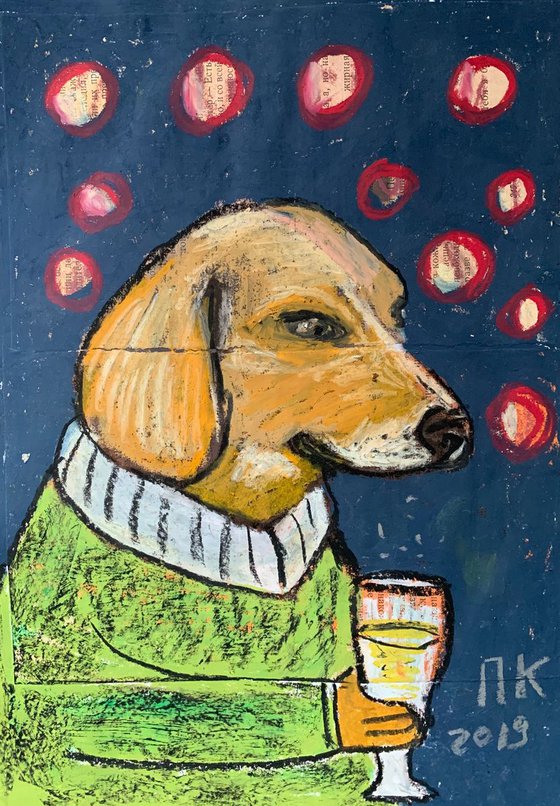 Drinking dog #78