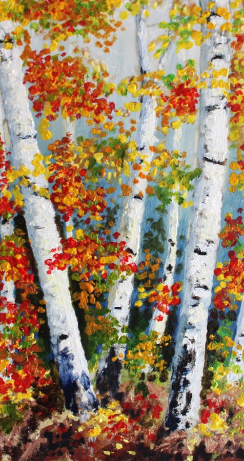 Happy Birches by Rod Bere