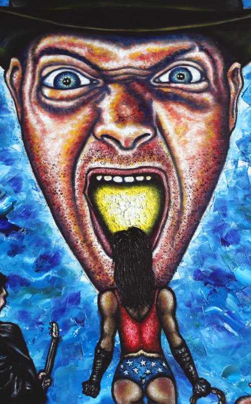 "Visitation Rights" - Back Album Cover Artwork by Preston M. Smith (PMS)
