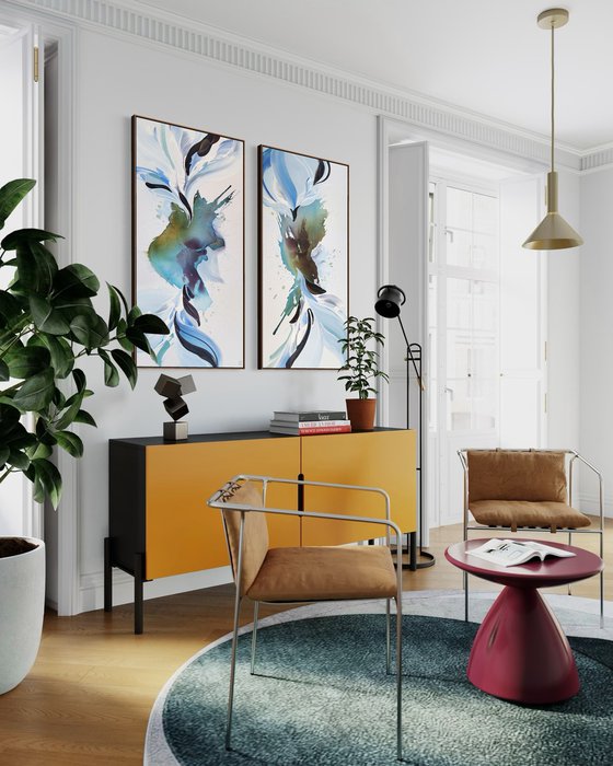 Above The Sky, Below The Sea Diptych