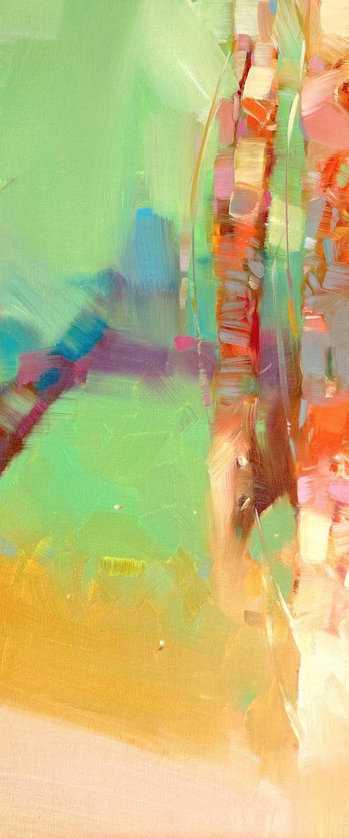 Vibrant Morning, Original oil painting, Handmade artwork, One of a kind by Vahe Yeremyan