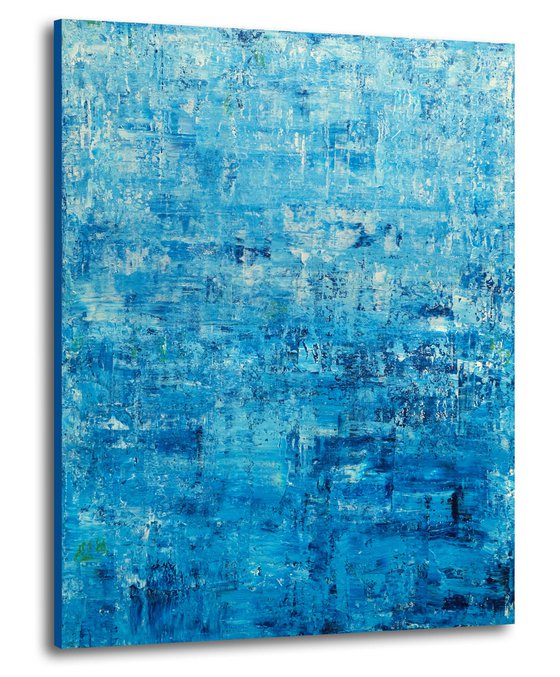 Blue Abstract Composition