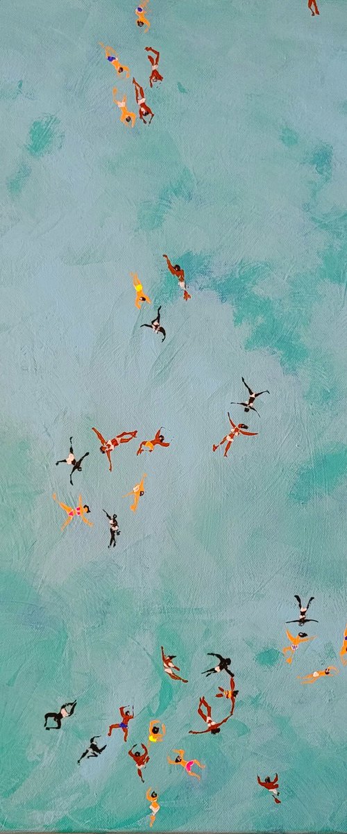 Swimming together 5 by Kathrin Flöge