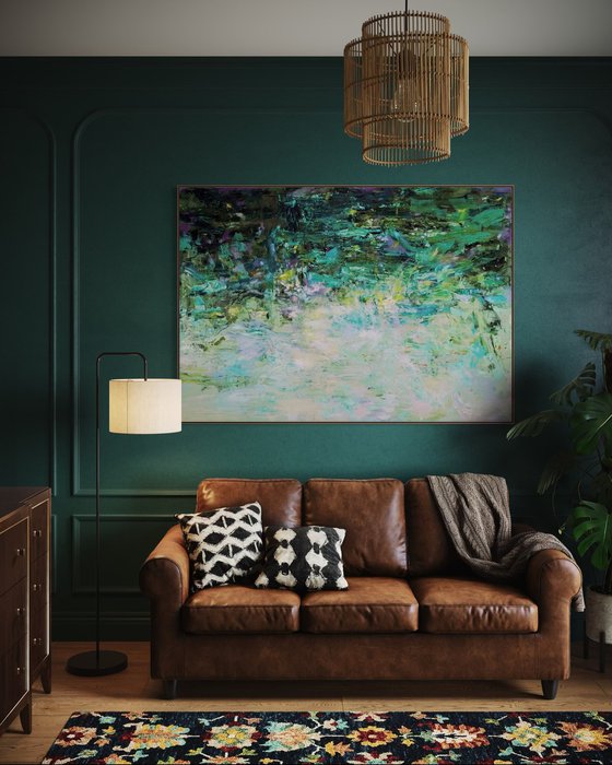 Sottobosco - Abstract green large