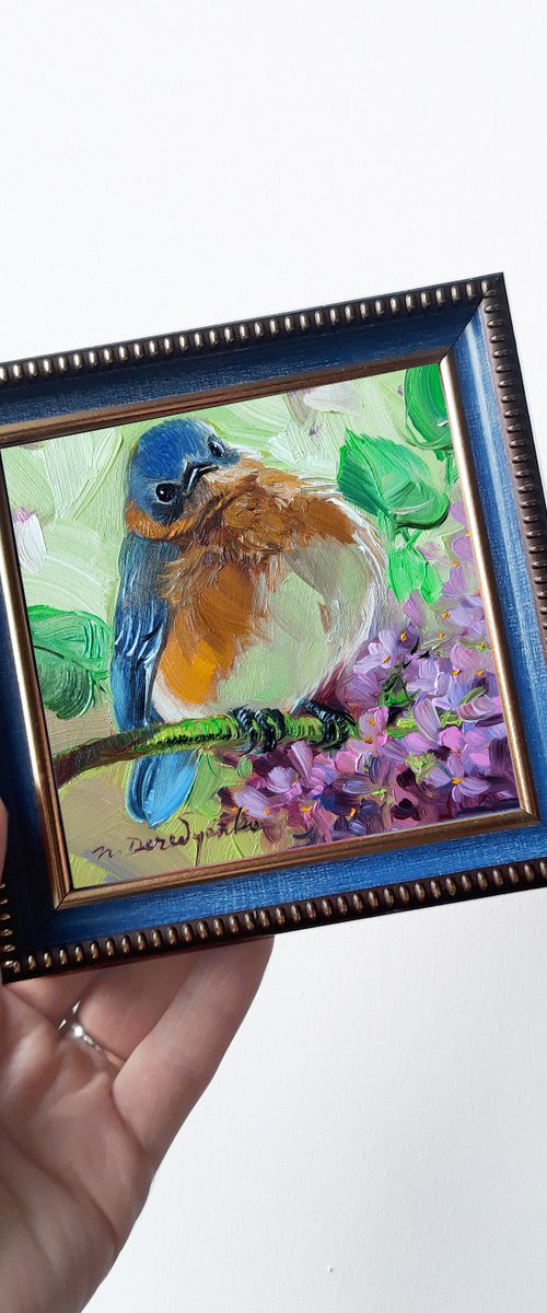 Blue bird by Nataly Derevyanko