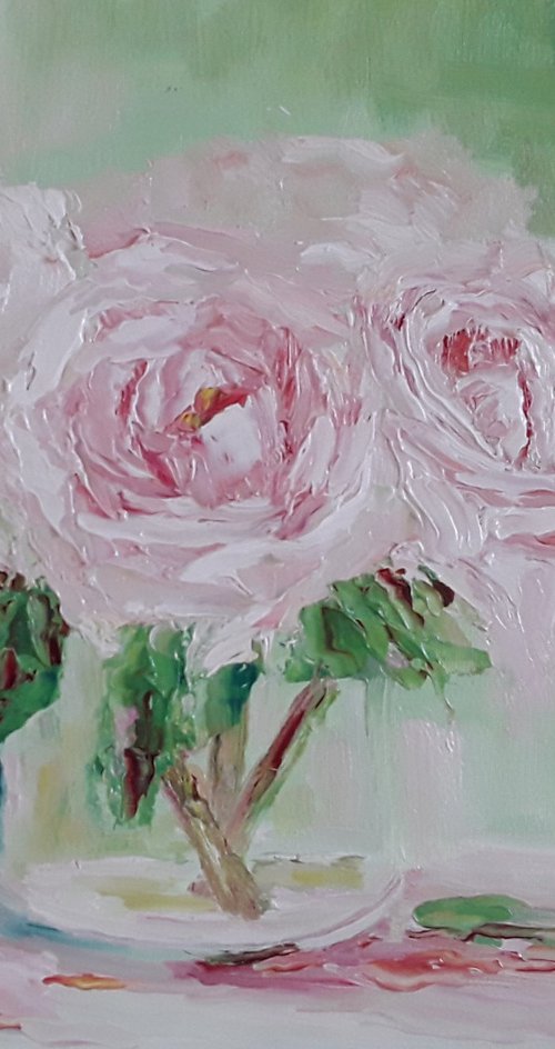 The Pink Rose's by Therese O'Keeffe