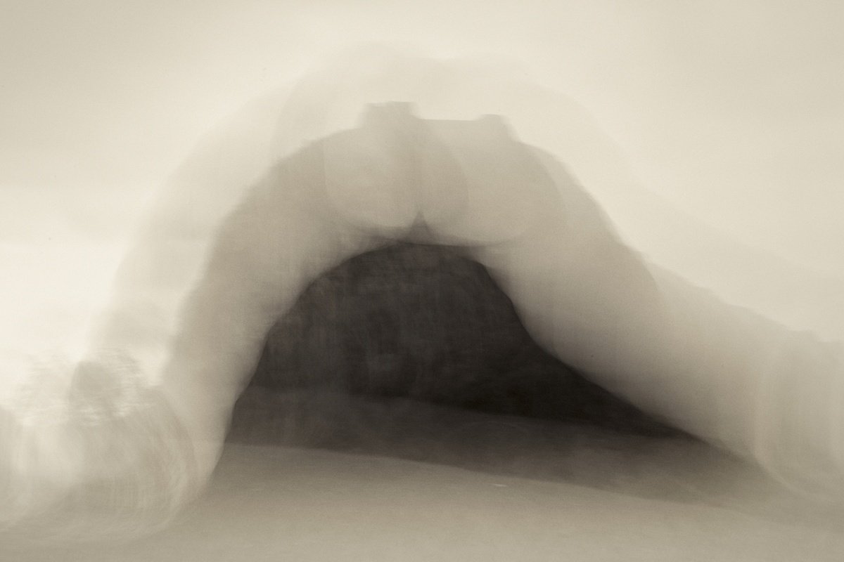 Expressive Landscape Photograph By Lionel Le Jeune, 24 X 17", Montsegur, Original Artwork