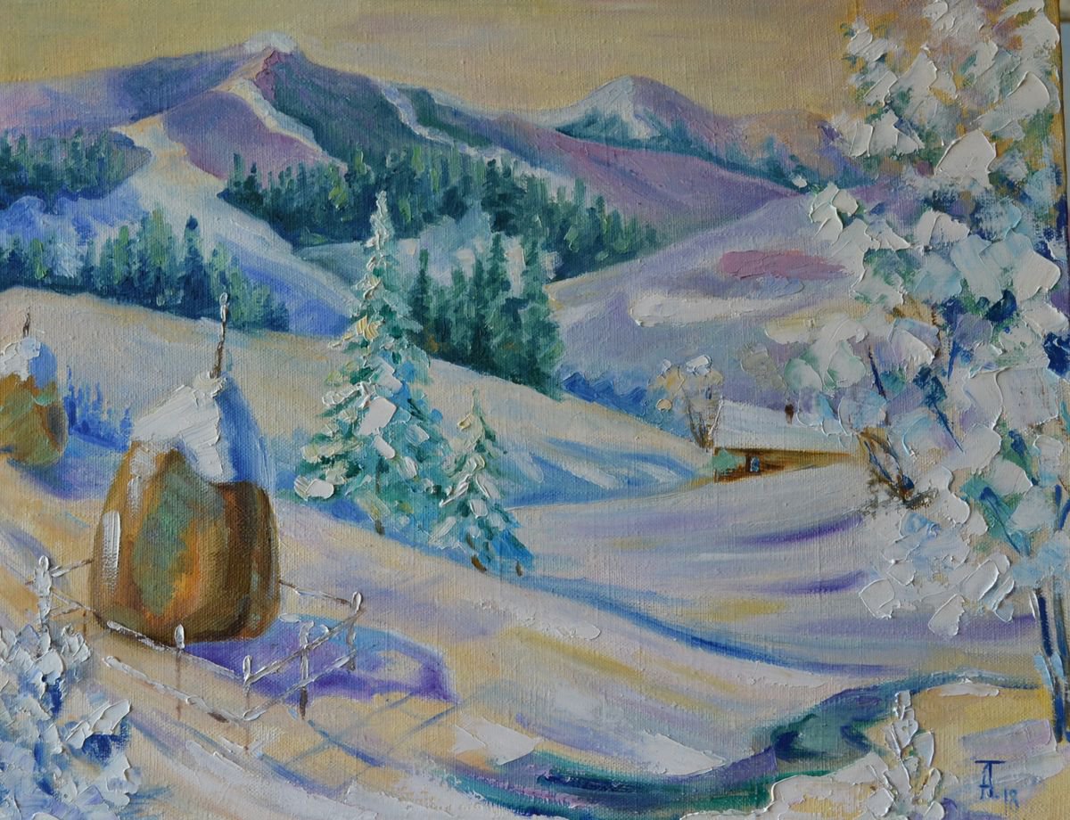 Winter in the mountains by Tatyana Ambre
