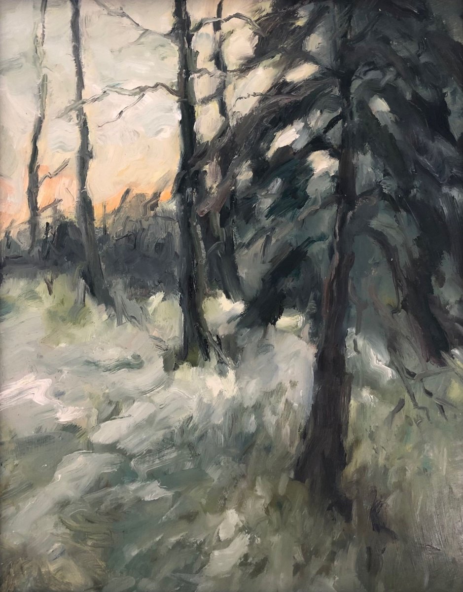 Winter Light By Joanna Farrow, 16 X 20, Artwork For Sale On Artfinder