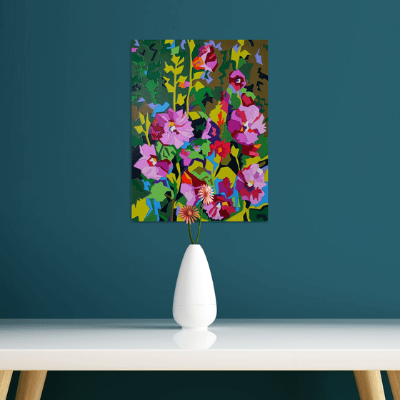 Colorful flowers - |Unique style of painting|